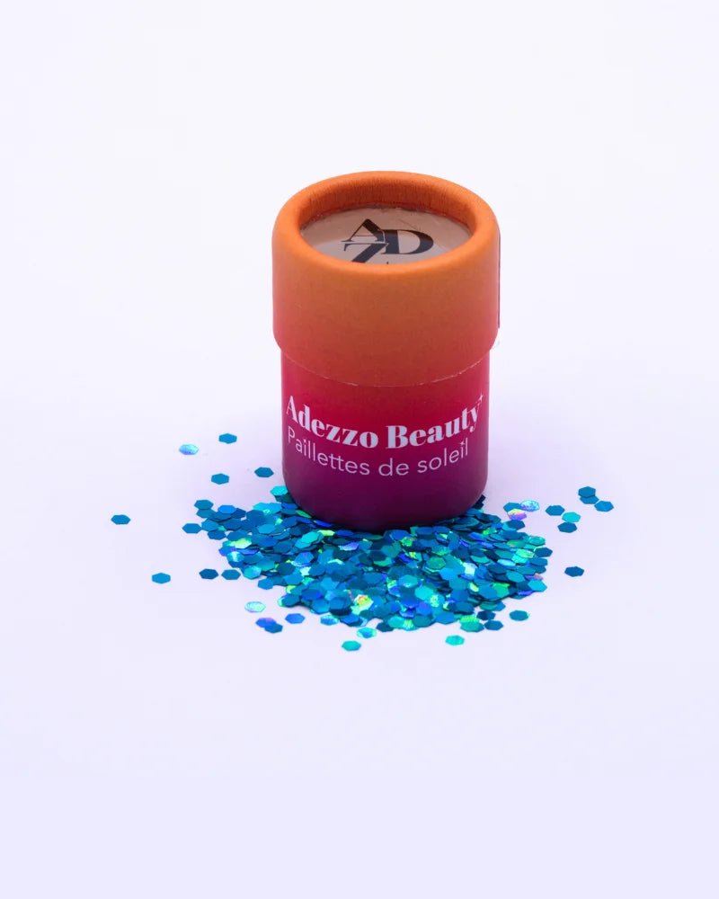 Paillettes biodégradables Schtroumpf’ête grandes
